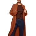 thumbnail image 3 of Women's Open Front Cardigan Oversized Knitted Long Sleeve Maxi Winter Coat with Pocketss, 3 of 5