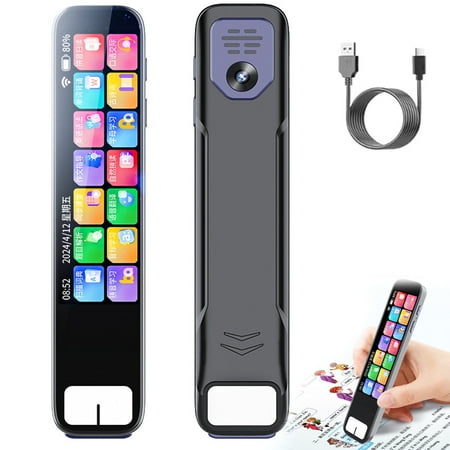 2025 Upgrade Smart AI Scanning Pen, 0.5s Fast Identification, nstant AI Answers 99% Accuracy, Multifunctional Offline Translator Real Time, HD Touchscreen, Voice Recording