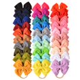 thumbnail image 1 of Diademas Prohouse Big Bows de nailon para bebés y niñas, 30 unidades, 1 of 7