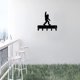 thumbnail image 3 of The Metal Peddler Bigfoot Peace Key Rack Hanger - Pequeño 6 pulgadas de ancho - Regalo divertido para montaje en pared, 3 of 4