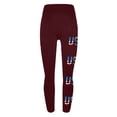 thumbnail image 4 of Nrmvnmi Patriotic High Waist Leggings for Women Fourth of July American Flag Patterned Compression Tights Women USA Flag Mothers Day Gifts For Her, 4 of 5