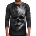 thumbnail image 3 of Playera Camiseta Deportiva De Mexican Cráneo De 3d Estampado, 3 of 3
