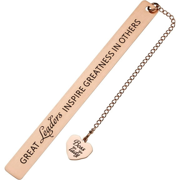 Christmas Bookmark for Boos Lady-Stocking Stuffers for Women Adult Booktok Accessories for Bosses Santa Swap Gift for Leader Bookish Items Booktok Gifts for Mentor Book Lovers Gifts Birthday Gifts