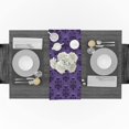 thumbnail image 3 of Chemin de Table en Coton et Lin Long Chemin de Mariage 13x72 Pouces Grimace Fantômeuse Halloween Commode Hantée Foulard Chemins de Table Décorations Rustiques Lignes de Table, 3 of 8