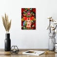 thumbnail image 2 of Elephant Stock Frida A Love Story Wall Art - Vertical Canvas Wall Art - Living Room Wall Decor - People Canvas - Red And Green Decor By Hue And Mi And Sangita - 8" x 12", 2 of 8