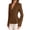 Brown, variant on Women'S Business Casual : Long Sleeve, Slim Fit, Jackets Brown M