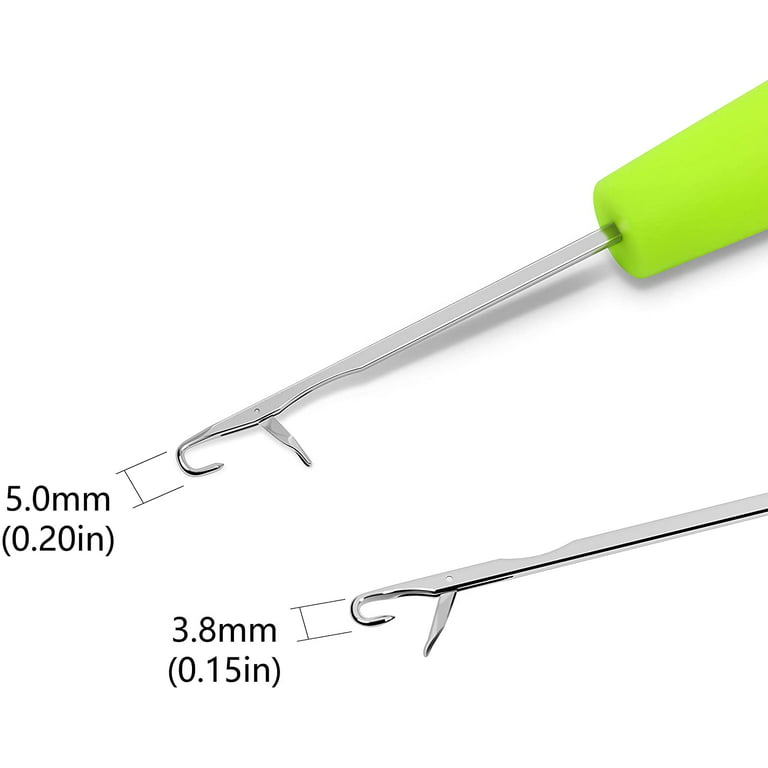 10pcs 165mm Length Crochet Hook Needle Plastic Handle For Hair/Micro Braid  Needle Dread Lock Maintaining - AliExpress