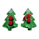thumbnail image 1 of Ofertas Únicas 1 Par de Clips para el Cabello de Árbol de Navidad Clip para Peinado para Navidad 2.17"x1.18"x3.15" Verde, 1 of 6