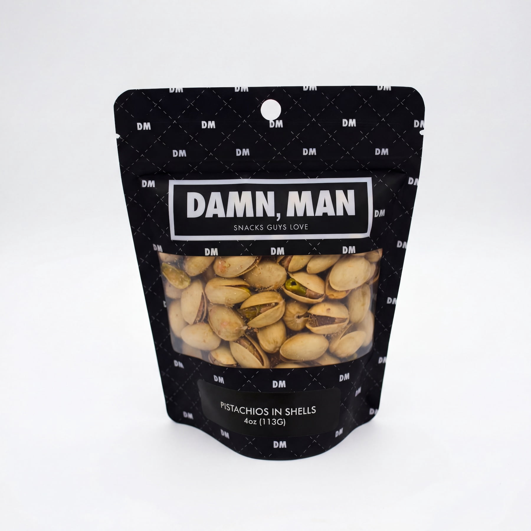 Salted Shelled Pistachios - Premium Snack for Men - 1 lb Gourmet Nuts 4 bags - 4 oz ea. 1 lb Total