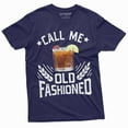 thumbnail image 3 of Men'S Call Me Old Fashioned Drinking Party Tshirt Fathers Day Whiskey On Rocks T-Shirt, 3 of 5
