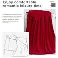 thumbnail image 4 of Sonceds Solid Color Flannel Blanket Bed Car Office Sofa Autumn Winter Warm Carpet Air-condition Room Rugs, 4 of 10