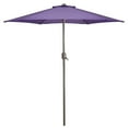 thumbnail image 1 of Northlight Parasol de Marché pour Patio Extérieur de 7,5 Pi avec Manivelle, Violet, 1 of 5