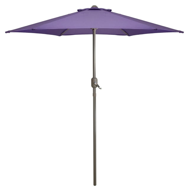 Northlight Parasol de Marché pour Patio Extérieur de 7,5 Pi avec Manivelle, Violet