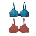 thumbnail image 1 of Brasier Ilusión para Dama, Copas Suaves y Lisas Multicolor Talla 34B, 2 Piezas, 1 of 4