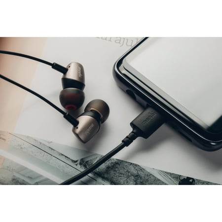 Moshi - Mythro C USB-C Wired In-Ear Headphone - Gray