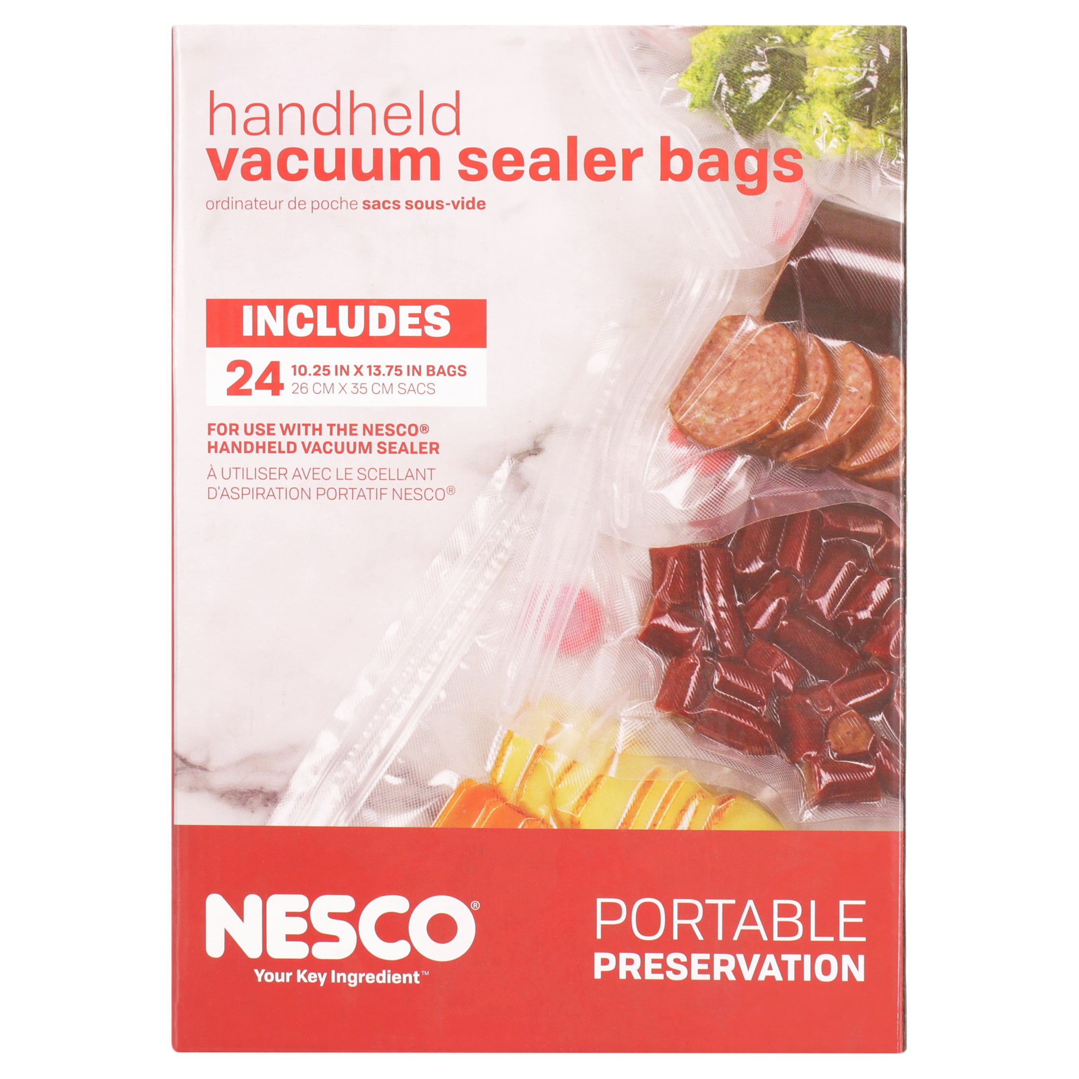 Nesco Commercial-Grade Vacuum Sealer and Bag Refill Packs