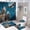 Americana Wolf Bald Eagle Mountain, variant on 4PCS/Set Mystical Wolf Bald Eagle Mountain Shower Curtain 72W X 72L, Magic Moon Snow Printed Bathroom Decor, Shaped Mat Toilet Lid Cover and Non-Slip Rugs with 12 Hooks