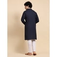 thumbnail image 2 of SKAVIJ Kurta Pajama Set for Men Cotton 2 Piece Top Bottom Traditional Indian Dress Blue XXL, 2 of 11