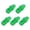 Green, variant on CEORPER 5 Pcs Tent Tighten Lock Grip Awnings Clip Tarp Clip Portable Wind Rope Buckle
