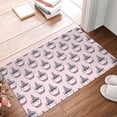 thumbnail image 5 of Xecao Cute Cupcake print Flannel Mat: Non-slip, 16x24in. Ideal for kitchen, bedroom, bath & living room., 5 of 9