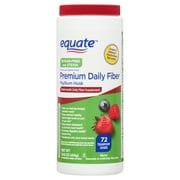 Equate Sugar-Free Multi-Health Daily Fiber Supplement Powder, Berry, 14.6 oz