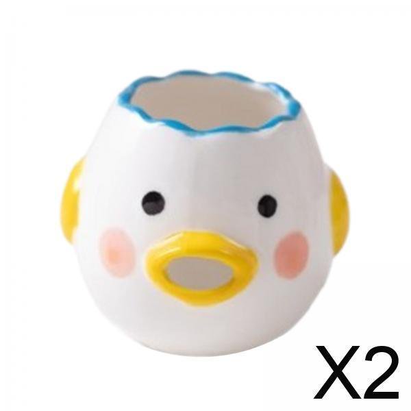 Separador de huevos de cerámica,Separador de y clara de huevo Linda herramienta de cocina,Separador de de huevo Accesorios de postre hechos a mano DIY,Separador de huevos de