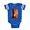 Royal Blue, variant on CafePress - Chipmunk CROP Text - Cute Infant Baby Football Bodysuit