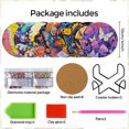 thumbnail image 3 of Poslas Arte Diamantes Redondas Kits Diy Dot Coasters 8pcs para La Mesa Del, 3 of 8