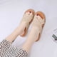thumbnail image 3 of Pantuflas de fondo plano para mujer tejidas informales de tendencia cómoda de nuevo estilo de verano Wmkox8yii hj789, 3 of 9
