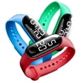 thumbnail image 2 of Trayknick M3 Children Solid Color Adjustable Strap LED Digital Electronic Wrist Watch, 2 of 13