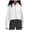 White, variant on Patlollav Women Hoodies Sweatshirt Tops Casual Loose Long Sleeve Zipper Solid Cardigan With Pocket
