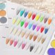 thumbnail image 3 of 9 Colors Nail Powder Nail Art Pigment Powder with Eyeshadow Sticks Mirror Finish Art Gradient Rainbow Nail Glitter Powder DIY Nail Decoration, 3 of 4