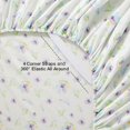 thumbnail image 2 of Twin Size Sheet Set Paisley Printed Bed Sheets for Single Bed Piece Microfiber Fitted Sheet with ” Deep Pocket & Straps Patterned Bedding Sheets & Pillowcase Set, 2 of 8