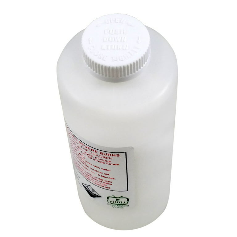 Pure Lye Drain Cleaner / Opener, 2 lbs. Food Grade Sodium Hydroxide Micro  Bea