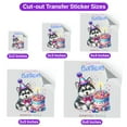 thumbnail image 5 of Happy Birthday Cute Puppy Siberian Husky with Cake Gifts Party Hat Cutout Transfer Sticker Husky Dog Lover Gifts Transparent Decal Art Decor - 00029, 5 of 5