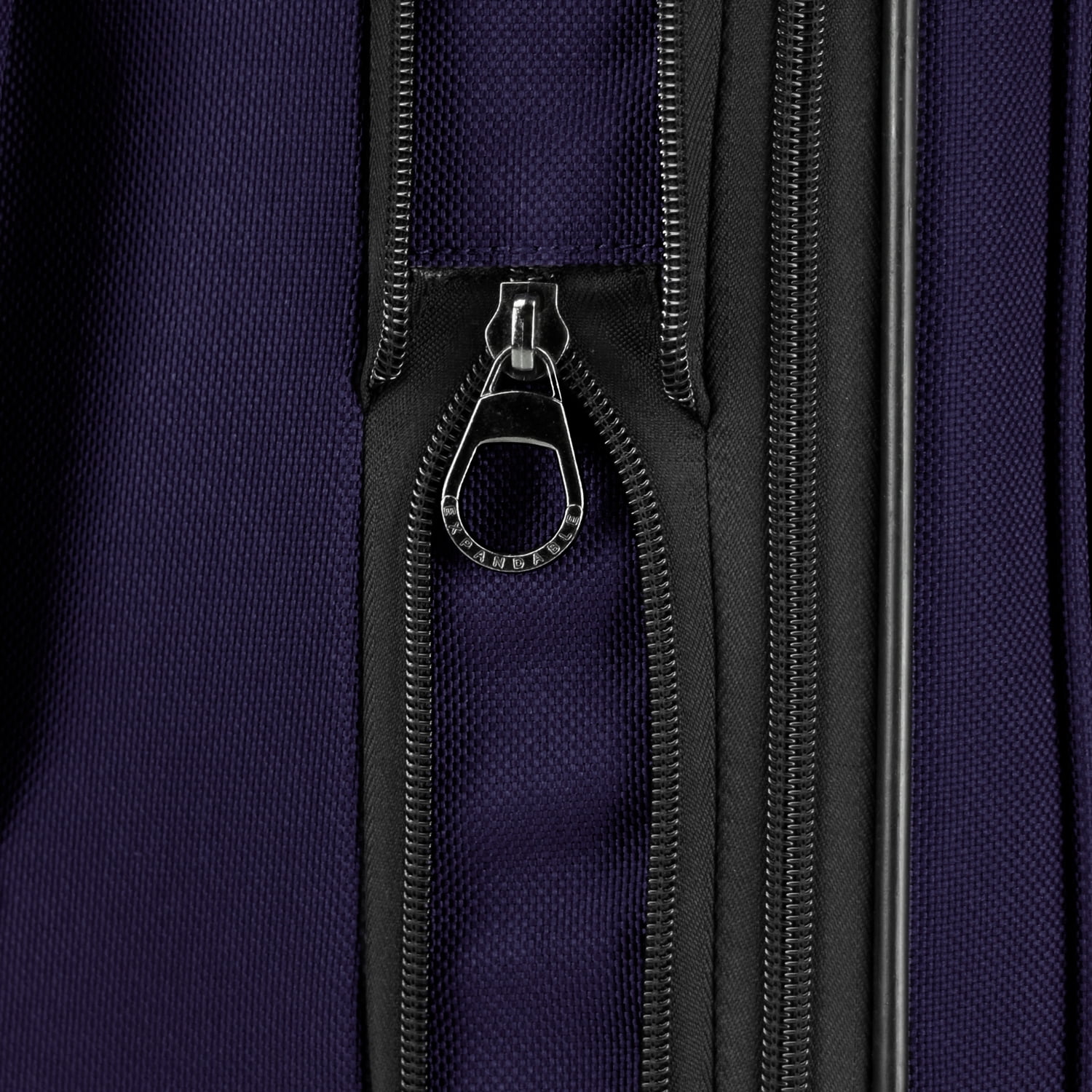 U.S. Traveler Charleville Fabric Expandable Spinner Luggage, Purple, 29" Checked Large