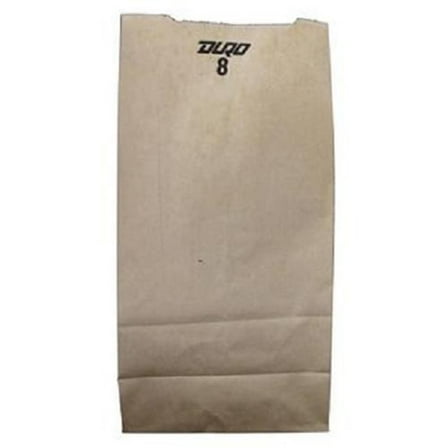 DURO # 8 BROWN PAPER BAG ( 500 in a Pack )