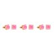 thumbnail image 4 of Guardurnaity Glitter Stud Hanging Shinny Square Alloy Party Pendientes diario Varios Simple Earring Party Company Use Pink Type1 NO1, 4 of 6