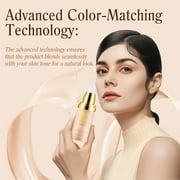 4-in-1 Foundation Medium Spectrum 3 Pack,Advanced Color-Match Technology,Deep Hydration + Skin Tone Perfecting,for Everyday, Sports, Dancing and Traveling,30g