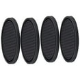 thumbnail image 4 of DINHEAROM 4Pcs Coasters for Families Heat Insulation and Black PVC Round, 4 of 8