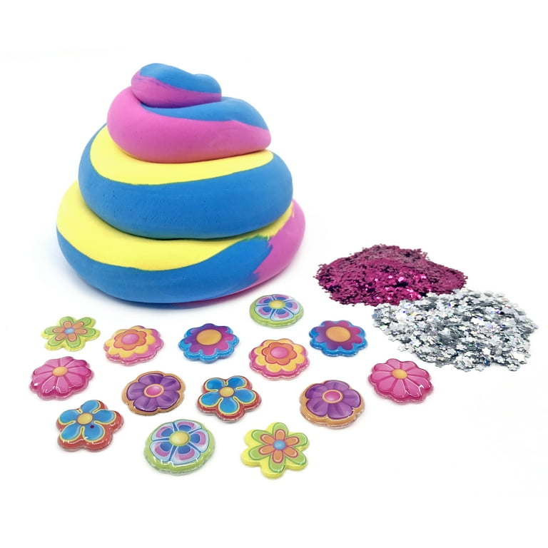 Cra-Z-Art Cra-Z-Slimy Flower Power Tie Dye Multicolor Slime with