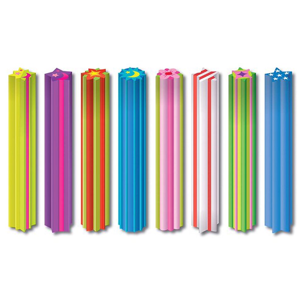 Westcott Ribbed Eraser Sticks, LatexFree, for Home/Classroom, Assorted
