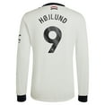 thumbnail image 3 of Men's adidas Originals Rasmus H-jlund Cream Manchester United 2024/25 Third Replica Long Sleeve Jersey, 3 of 3