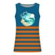 thumbnail image 2 of Tanques para Hombre para el Verano Solto Chaleco Impresión Deportivo Cuello Redondo, Casual, 2 of 5