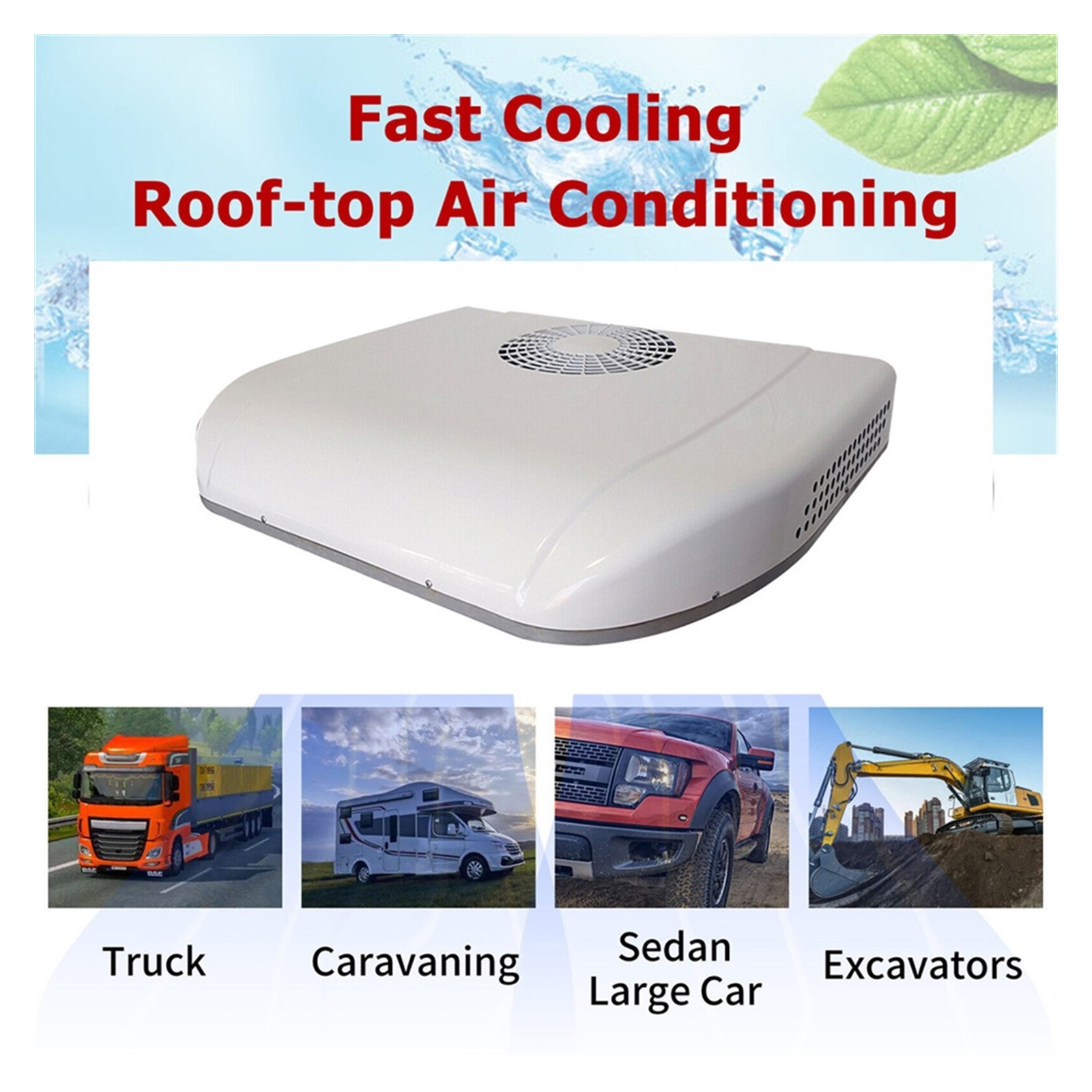 Système de chauffage et de climatisation de camion de toit avec climatiseur de stationnement certifié CE - Chine Climatisation de stationnement, climatisation de camion