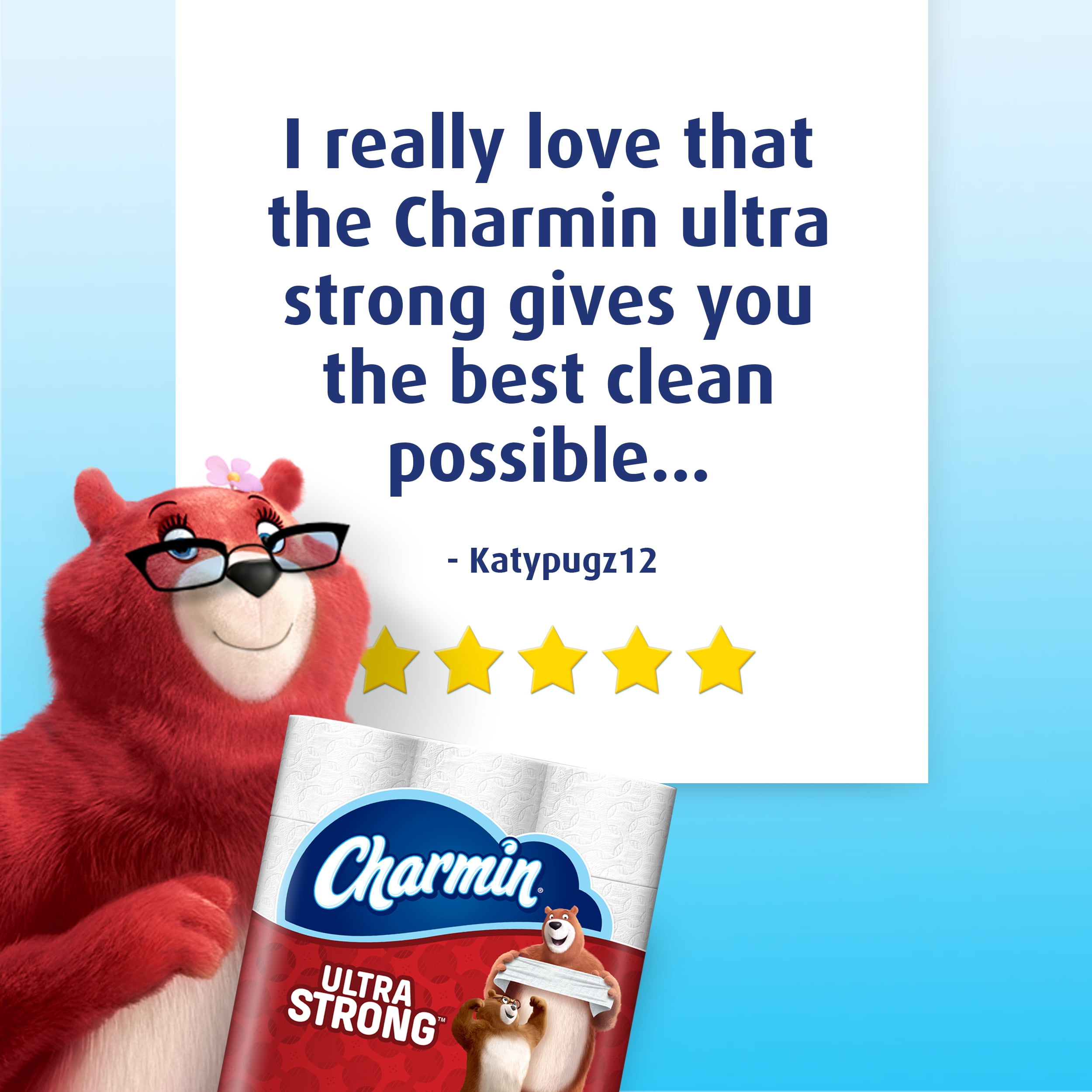 Charmin Ultra Strong Toilet Paper, 30 Mega Rolls