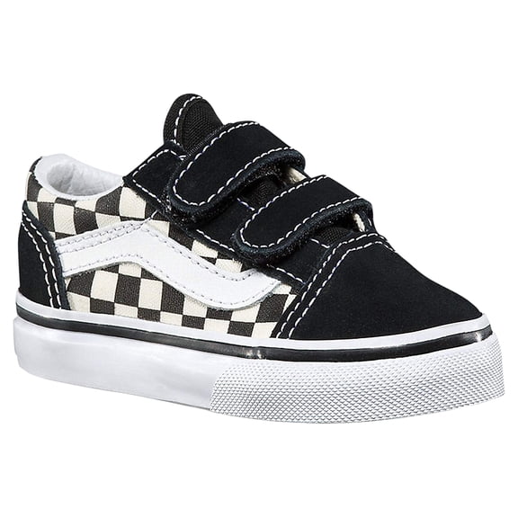 Vans VN-0A38JNPOS: Toddler's Old Skool V Core Checkered Black/White Sneakers