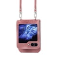 thumbnail image 3 of For Samsung Galaxy Z Flip 5 5G Z Flip 4 Z Flip3 High Quality Leather Phone Case Shockproof Protection For Samsung Galaxy Z Flip 5 Z Flip 4 Portable Fashion Mobile Phone Case Premium Leather Design, 3 of 9