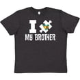 thumbnail image 3 of Inktastic Autism I Love My Brother Awareness Support Youth T-Shirt, 3 of 5