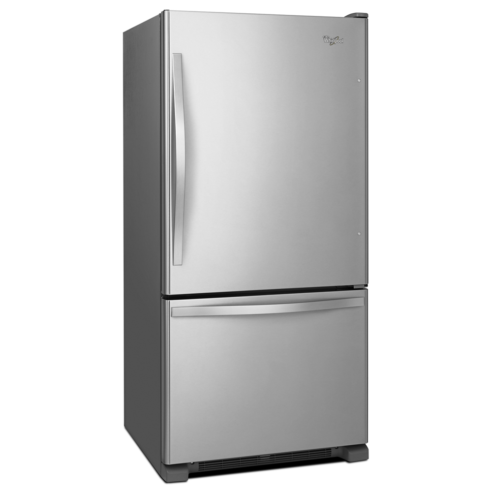 Whirlpool® Brand New WRB322DMBM - 33-inches wide Bottom-Freezer Refrigerator with Spill Guard™ Glass Shelves - 22 Cu. ft - image 3 of 4